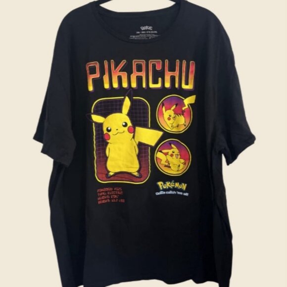 Pokemon Other - Pokemon Pikachu Specs "Gotta Catch 'Em All" T-Shirt Men’s Size 3XL